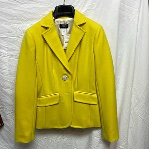 JCREW 100% wool yellow blazer